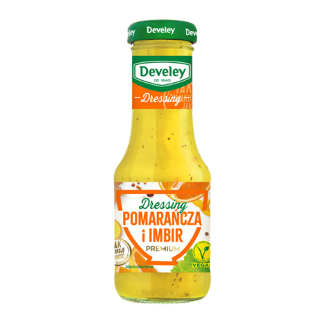 Develey Dressing Premium z pomarańczą i imbirem
